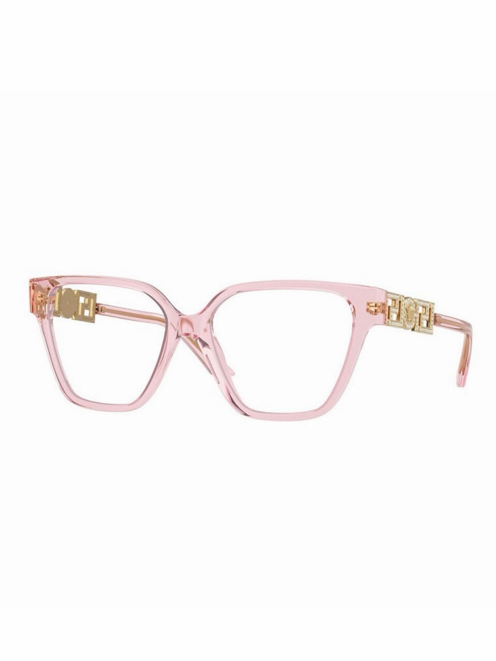 NEW Versace VE3358B 5472 Transparent Pink Sunglasses Authentic